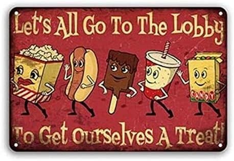 Kumjum. Coke Party - Cartel de metal de hojalata de 8 x 12 pulgadas, carteles de metal, arte de pared vintage para decoración de pared del hogar,