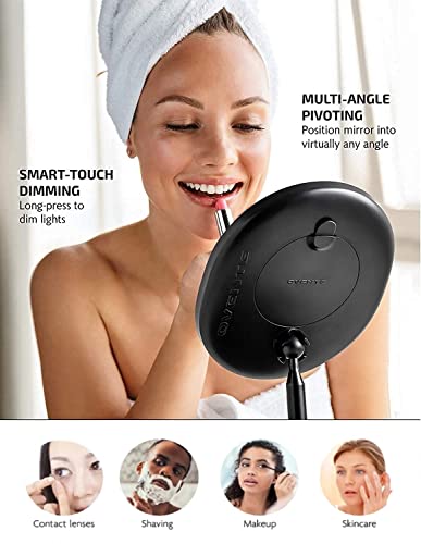OVENTE Espejo de Maquillaje Recargable con Luz 9" miniatura 3