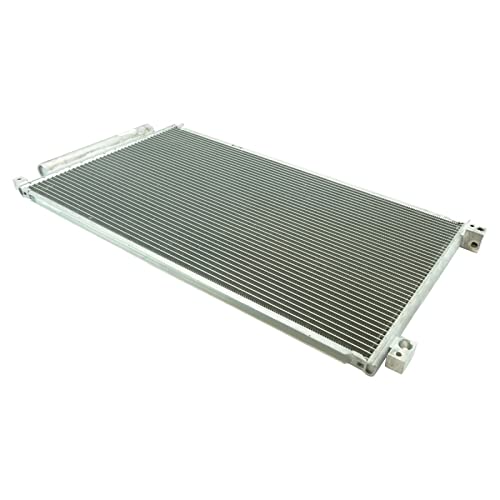TRQ A/C Condenser and Receiver Drier Assembly Compatible with 2003-07 Honda Accord 2 Door L4 2.4L 2003-07 Accord 2 Door V6 3.0L by TRQ - Image 3