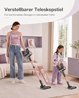 Vexilar V10PRO Akku Staubsauger Kabellos 45kPa/450W/45Min für Tierhaare – Ansicht 6