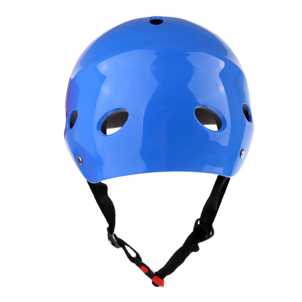 Kask ochronny do sportów wodnych do wakeboardu, kajaka, kajaka, łodzi, dryfowania, żeglarstwa, M, niebieski