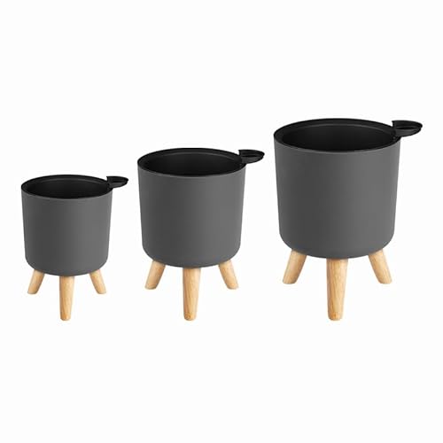 自動給水 底面灌水 現代風 フラワーポット 多肉植物 サボテン適用 室内栽培 観葉植物 水位計付き 園芸用品 ハーブ 植木鉢 現代的なデザインの自動給水式底面潅水植木鉢 水位計付きフラワーポット for サボテン・インテリア植物