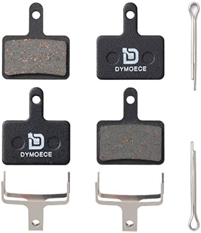 Dymoece 2 Pairs Bicycle Disc Brake Pads for Shimano Deore Tektro TRP(Resin,Semi-Metallic,Sintered Metal) SCP-S