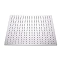 Shower Head Rain Shower Head Stainless Steel Square Rainfall Shower Head Ultra-Thin Design - Pressure Boosting Fixed Shower Head Easy to Clean and Install Awesome Shower Experience Chrome Fini