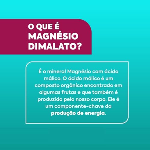 Magnésio Dimalato 600mg - 60 Capsulas - Geovit