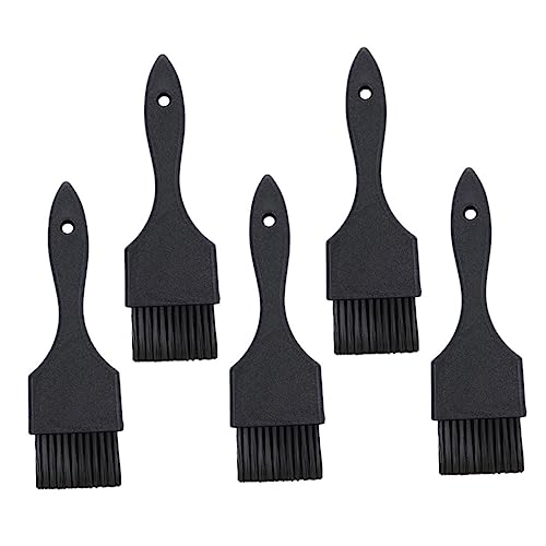 HONMEET Hair Dyeing Brush Set 5pcs Soft Bristle Hair Tinting Tools Barber Supplies Random Color