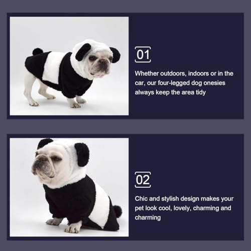 Disfraz panda para perros y gatos YARNOW miniatura 7