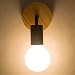 YUENSLIGHTING 2 Piezas Loft negro lámpara de pared Simplicidad E27 LED de...