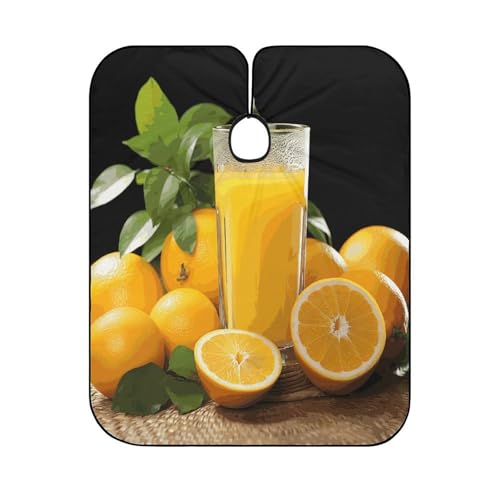 Capa para corte de cabello Oranges Orange Juice 66.9 x 56.7 pulgadas miniatura 6