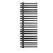 ECD Germany Iron EM Design Radiateur Sèche-Serviettes - 600 x 1600 mm - Anthracite - Connexion Latéral - avec Kit Montage Mural - Sèche Serviette pour Salle de Bain