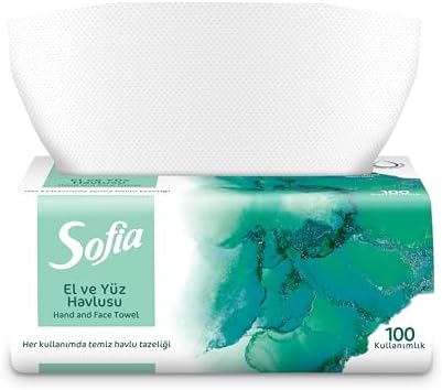 Sofia El ve Yüz Havlusu 100'lü - Görsel 1