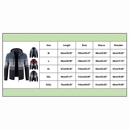 SoLu DAY8 Felpa Uomo con Cappuccio e Zip Inverno