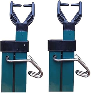 MONSAR Addiz Prop Pair Square Metal Galvanised Garden Washing Line Outdoor Extendable Pole 2x Cloths Prop Laundry Support Pole Extending Airer