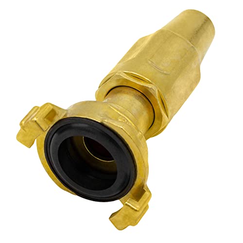 VARIOSAN Schnellkupplung Spritzdüse 12456, 3/4, Messing blank, System Geka