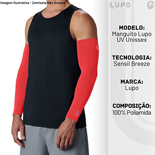 Manguito Lupo Sport Proteção Solar Uv 50 Unissex | Pomodoro | G | 15002-0011500730