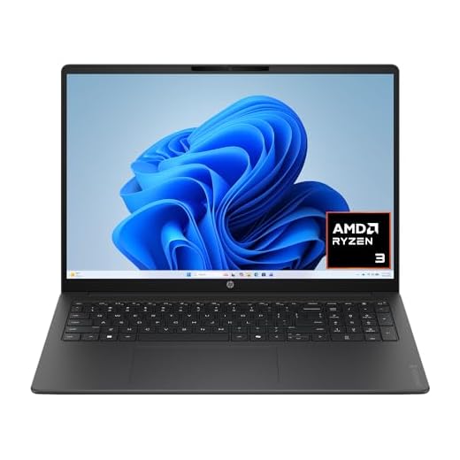 HP OmniBook 3 16 inch Laptop PC, 2K Touchscreen, AMD Ryzen 3 30, 8 GB RAM, 512 GB SSD, AMD Radeon 610M GPU, Windows 11 Home, Mica Silver, 16-by0299nr