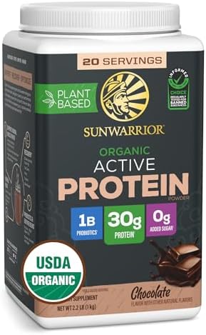 Sunwarrior Organic Plant Based Protein Powder | Vegan Organic Pro...