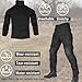 YKS JOOB Mens G3 Combat Uniform Set Tactical Combat Shirt and Pants Suit Hunting Paintball Airsoft Apparel Black L