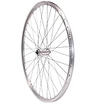 Vuelta Fahrradfelge 26 Zoll Vorderrad inkl. Feinwerk Nabe - Made in Germany - Vorderrad Felge Silber mit Felgenbremse, 559x19 Airtec 3 Hohlkammer-Felge 1040g,Hohlkammer-Felgen