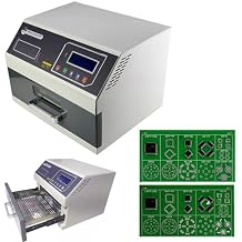 Small Reflow Soldering Oven, Infrared Heating - Lead-Free SMT Drawer-Type Reflow Soldering Machine, English Operating System, 200 * 150 mm Welding Area, with 500g Solder Paste