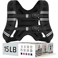 Zeerun 15-lb. Reflective Adjustable Weighted Vest only