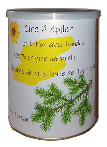 Storepil - Pot cire à épiler Nature, 800 ml pour épilation avec bandes