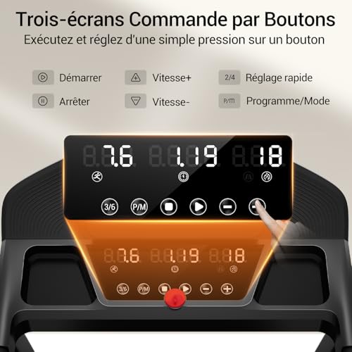 CURSOR Tapis de Course Pliable Inclinable – vue 3