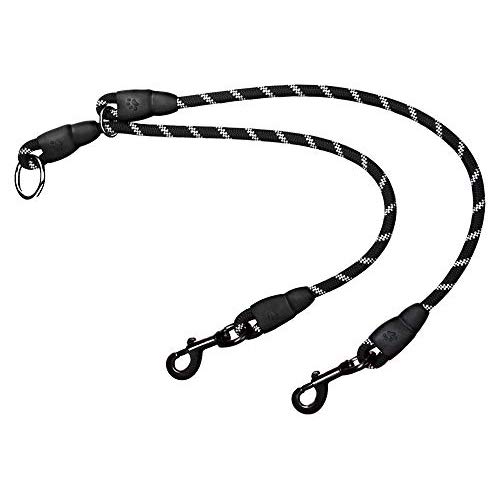 image for AUTOWT Double Dog Leash, 2019 New Version No Tangle 360° Swivel Rotat