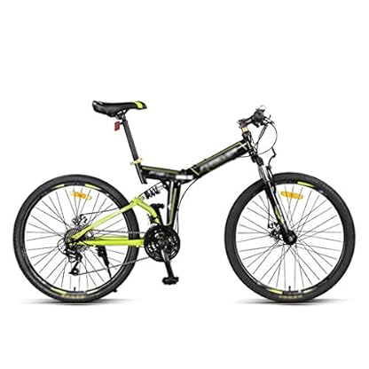 Zunruishop Klappräder 26 Inches Faltbarer Fahrrad, Licht und bewegliches Fahrrad Mountainbike, Variable Speed ​​Fahrrad, Erwachsene Falträder Klapprad Faltrad Fahrrad (Color : B)