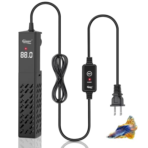 hygger 200W Ceramic Aquarium Heater with Auto Shutoff