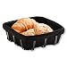 Produktbild Kesper | Brot- und Obstkorb, Material: Stoff, Metall, Maße: 22 x 22 x 9,5 cm, Farbe: Schwarz | 90885