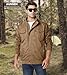 EKLENTSON Herrenjacke Outdoor Bomberjacke Baumwolle Übergangsjacke Herbst Piloten Windbreaker Coat (XXL, Khaki)