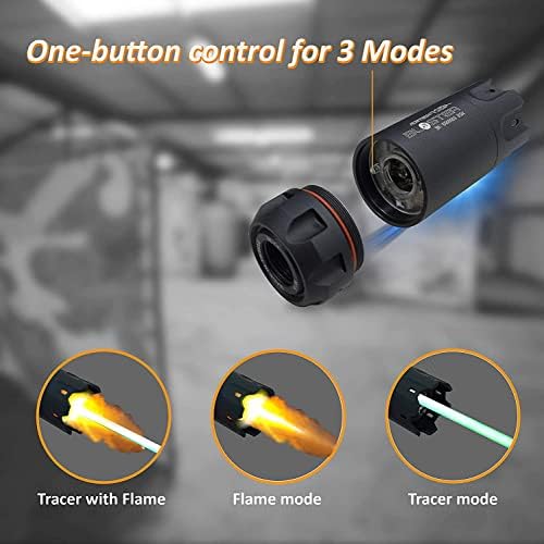 ACETECH BLaster Tracer Unit, Simulates Flame Imitation, used for M14- CCW and M11+ CW, for Airsoft Game, Like Spitfire