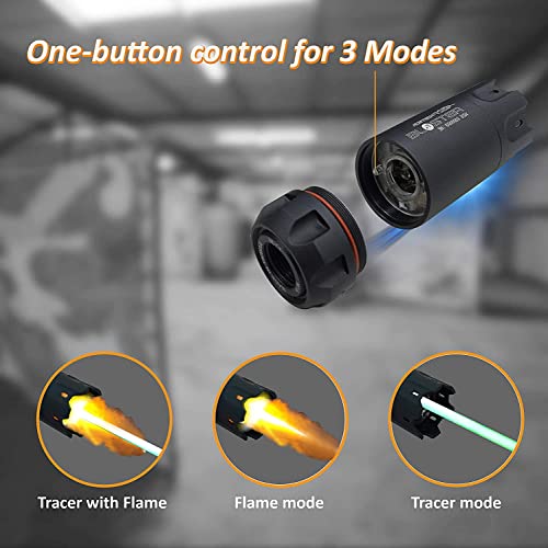 ACETECH Blaster Tracer Unit, Simulates Flame Imitation, Used for M14- CCW And M11+ CW, for Airsoft Game, Like Spitfire