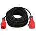 Produktbild REV CEE Verlängerung  Verlängerungskabel 25m außen IP44  Starkstromkabel, 11000W  schwarz