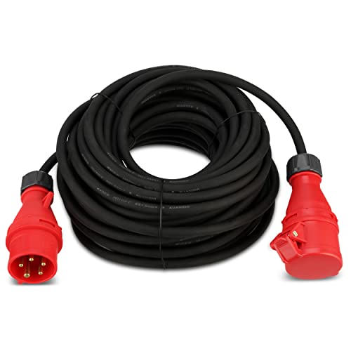 REV Ritter 006311 Extension Cable CEE H07RN-F5G 1.5 mm² 25 m Black, 25m