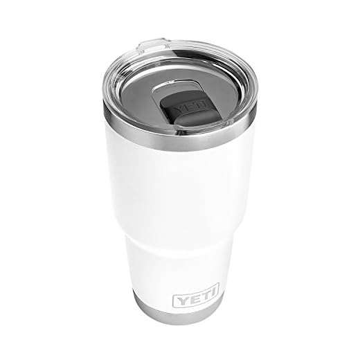 YETI Rambler 30 oz Stainless Steel Vacuum Insulated Tumbler w/MagSlider Lid, White