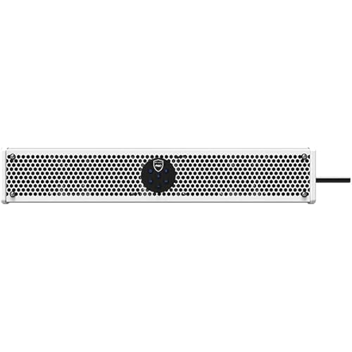 Wet Sounds | Stealth-6 Ultra HD White Soundbar | 6 Speaker-200 Watt Unit with an All-New RF Wireless Remote