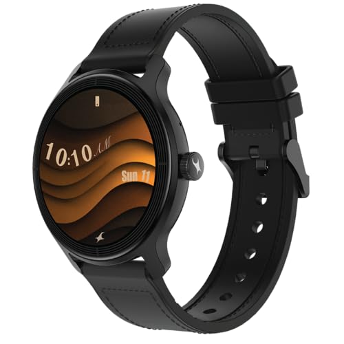 Fastrack Sleek 1.32" AMOLED 42mm Round Display Smart Watch with H...