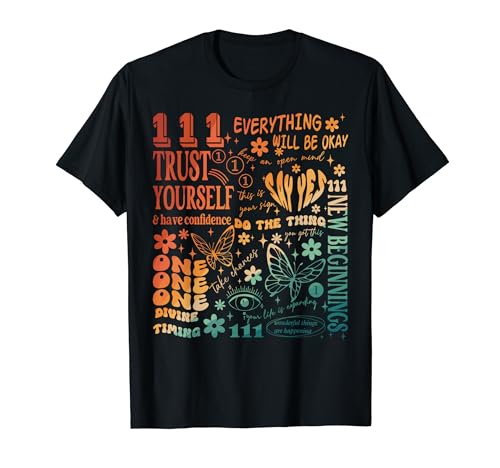 Numerology Personal Number New Beginnings 111 Angel Number T-Shirt