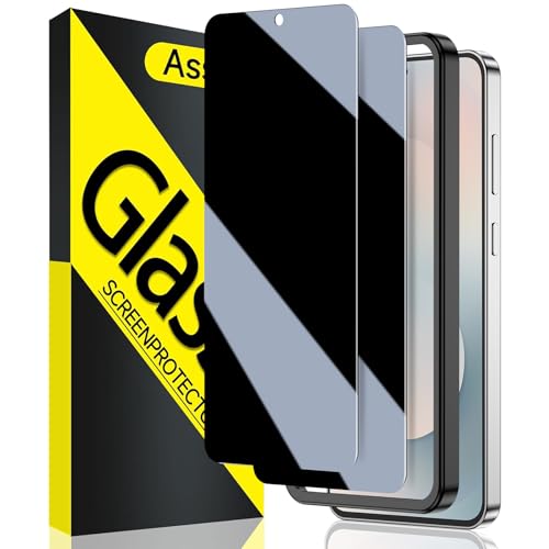 Asstar [2 Pack] Privacy Screen Protector for Samsung Galaxy S25 FE 9H Tempered Glass Privacy Samsung Galaxy S25 FE Screen Protector Anti-Scratch Case Friendly Bubble Free Easy Install Accessories