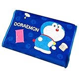 MORIPiLO 子供 枕 低め ドラえもん ジュニアソフト低反発枕 ひみつ道具 ミニドラ ネイビー 35x25x5cm 肌にやさしいマイクロ生地 洗える カバー付き グッズ キャラクター まくらのモリシタ