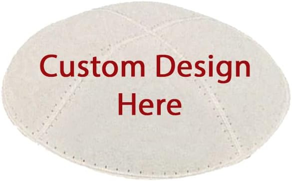 Hand-painted Kippah (Yarmulke) with Custom Design