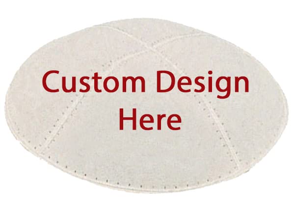 Hand-painted Kippah (Yarmulke) with Custom Design