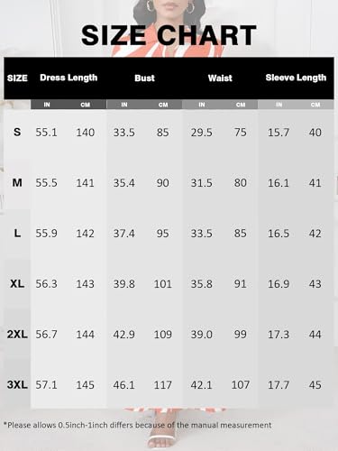 Image of PinkPatty Women's Casual 3 /4 Sleeve Polo V Neck Bodycon Maxi Dress