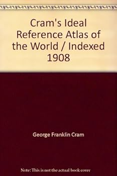 Hardcover Cram's Ideal Reference Atlas of the World / Indexed 1908 Book