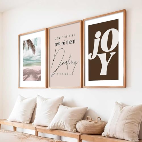 Image of HOTHOUSE Painting Modern Wall Art Home Decoration Paintings With Frame For Living Room Bed Room Hotel Wall Decor Digital Reprint Set of 3 (10X13 inch)