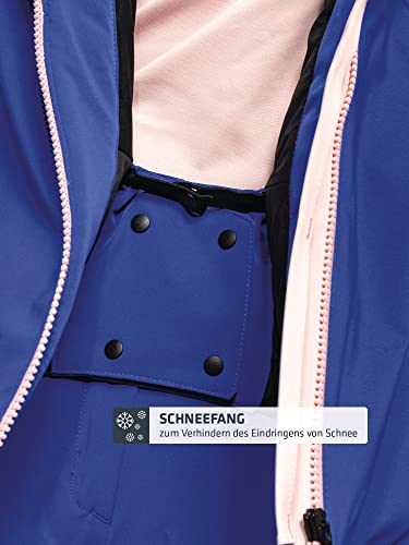 Foto von Schöffel Damen Ski Jacket Naladas L, wind- und wasserdichte Skijacke mit Body Mapping Technologie, atmungsaktive Outdoorjacke mit Unterarmbelüftung und Schneefang, cool cobalt, 34