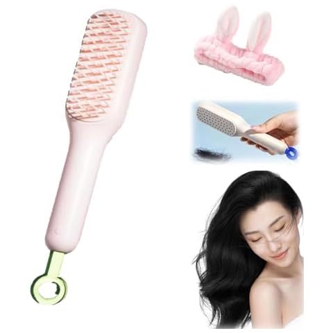 Self-Cleaning Anti-Static Massage Comb for All Hair Types Cover