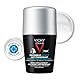 Vichy Homme Deo Roll-on 72h AT Invisible, Deo-Roll-on für Männer, Schweißhemmend, Besonders hautfreundlich, Keine Spuren auf der Kleidung, Ohne Alkohol, Für empfindliche Haut, 50 ml